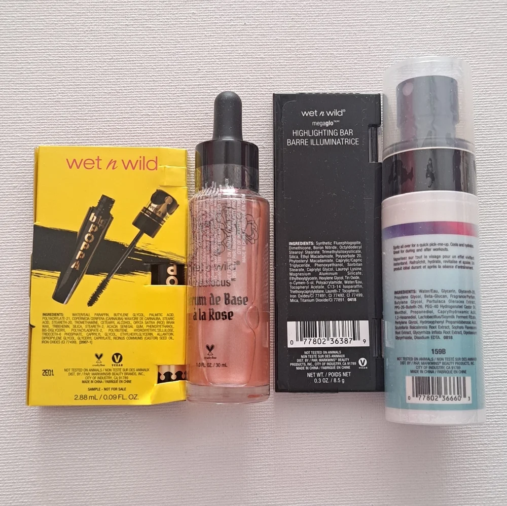 NWT Wet n Wild Makeup Bundle Set of 4